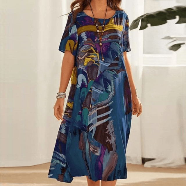 Marisol | Flowing Midi Dress, Summer Freedom