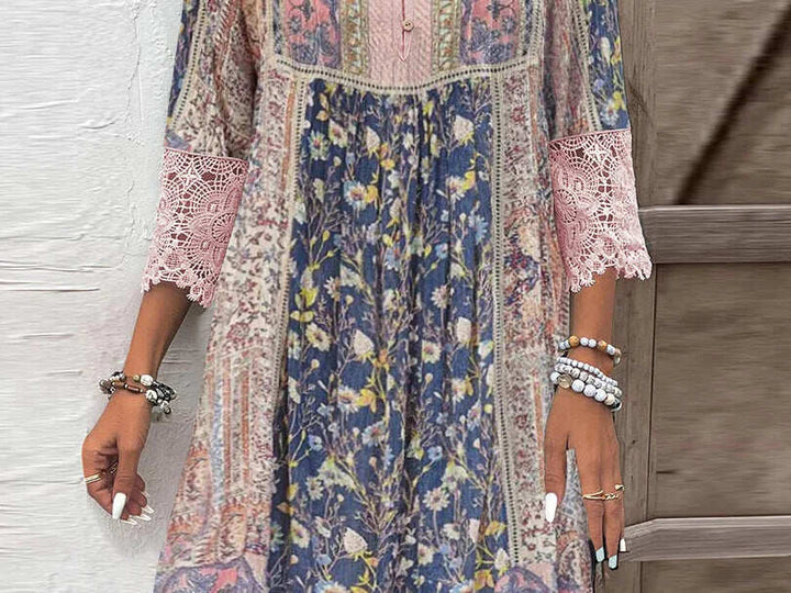Amara | Vintage Lace Boho Dress