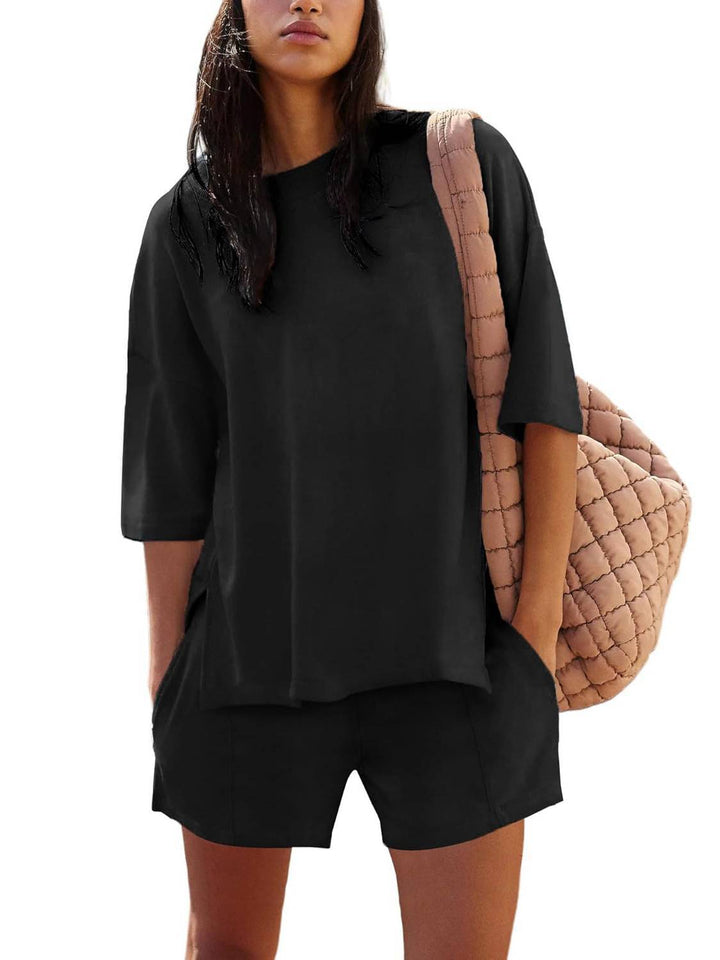 Mila | Oversized Top & Shorts Set
