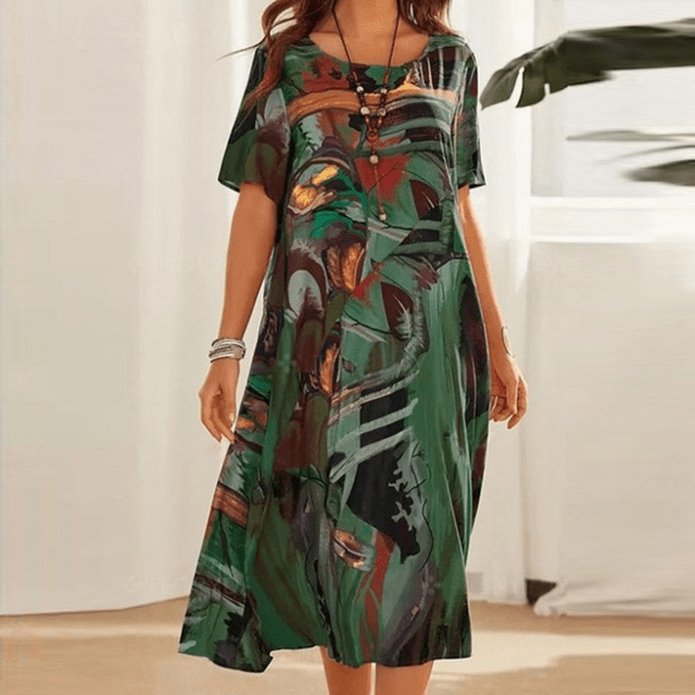 Marisol | Flowing Midi Dress, Summer Freedom