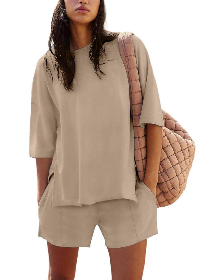 Mila | Oversized Top & Shorts Set