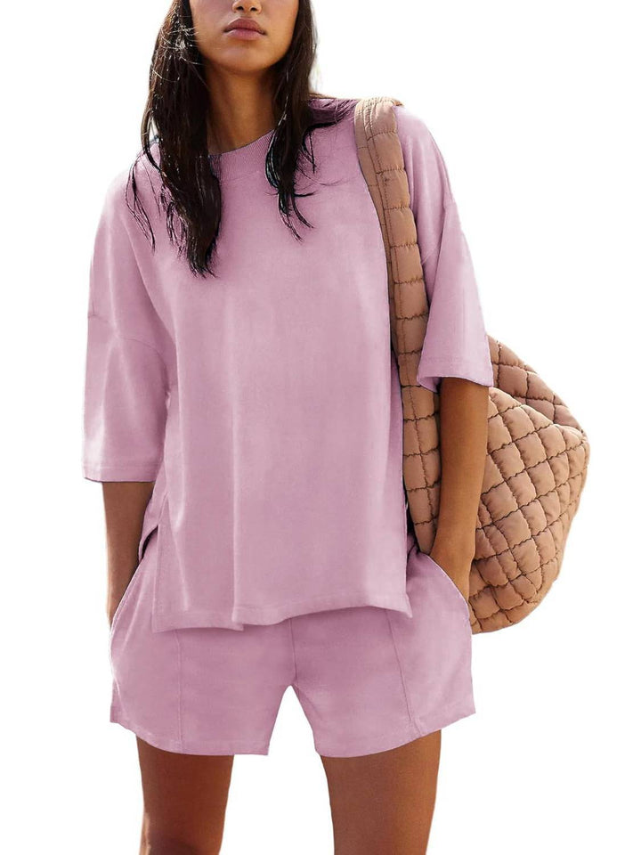 Mila | Oversized Top & Shorts Set
