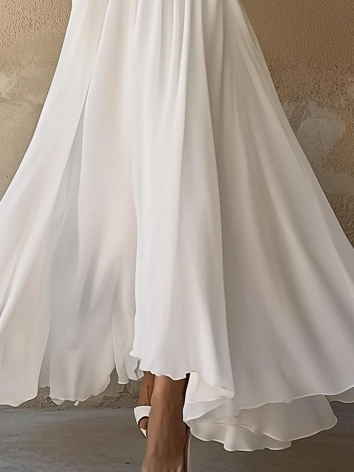 Elora | Elegant Long-Sleeve Flowy Dress
