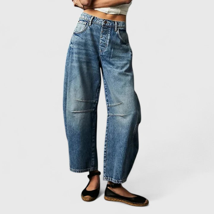 Reese | Relaxed Wide-Leg Denim Pants