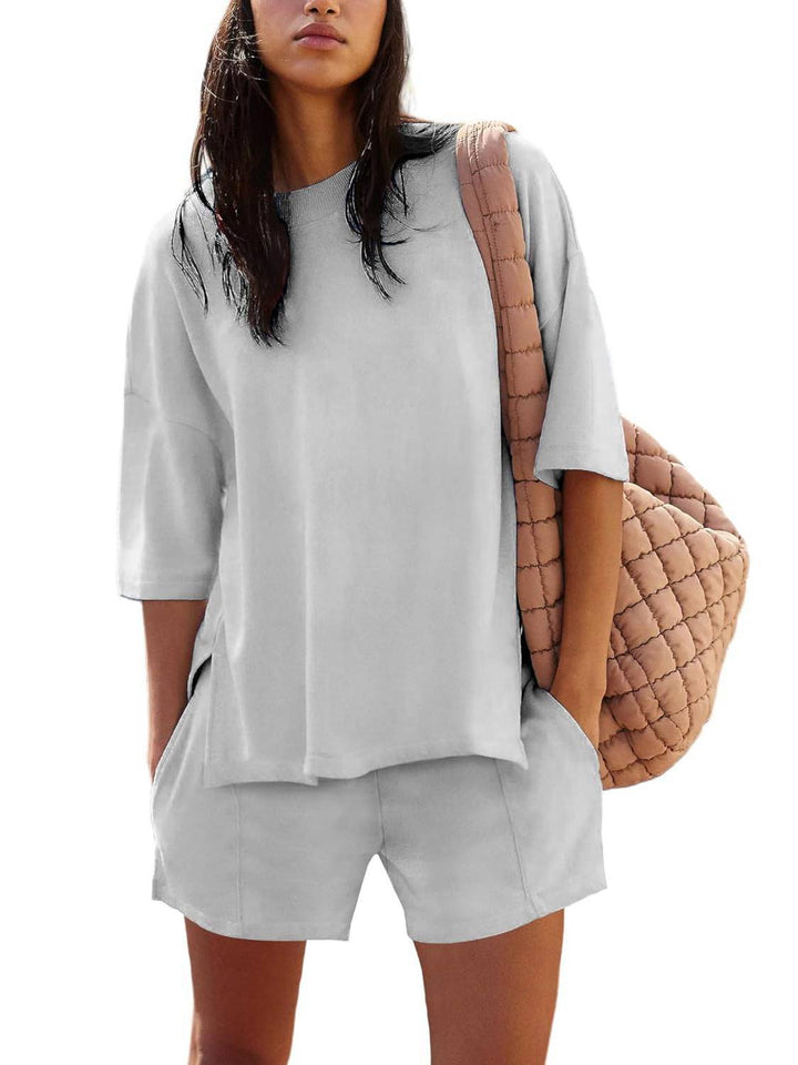 Mila | Oversized Top & Shorts Set