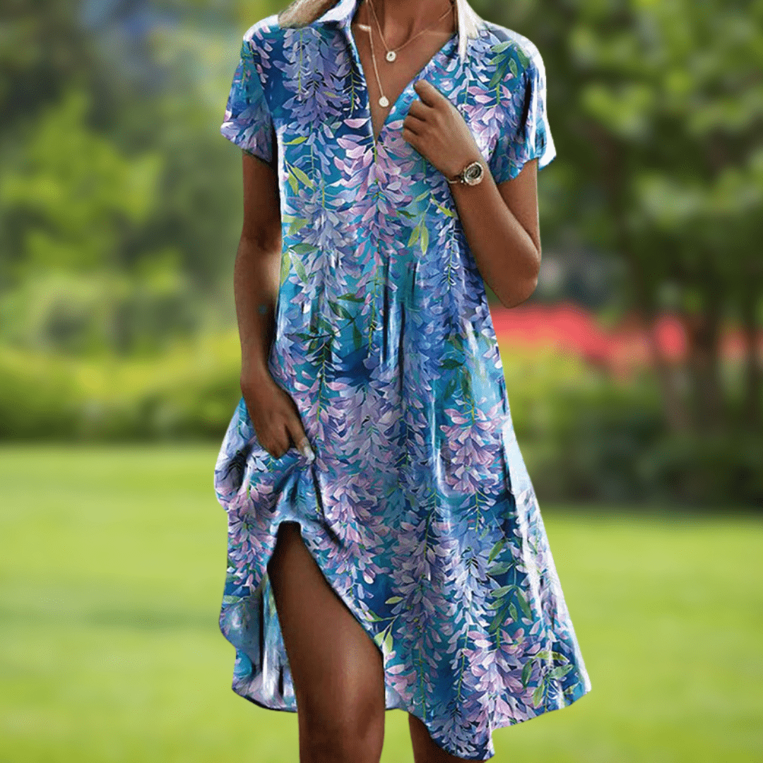 Nerina | V-Neck Summer Dress