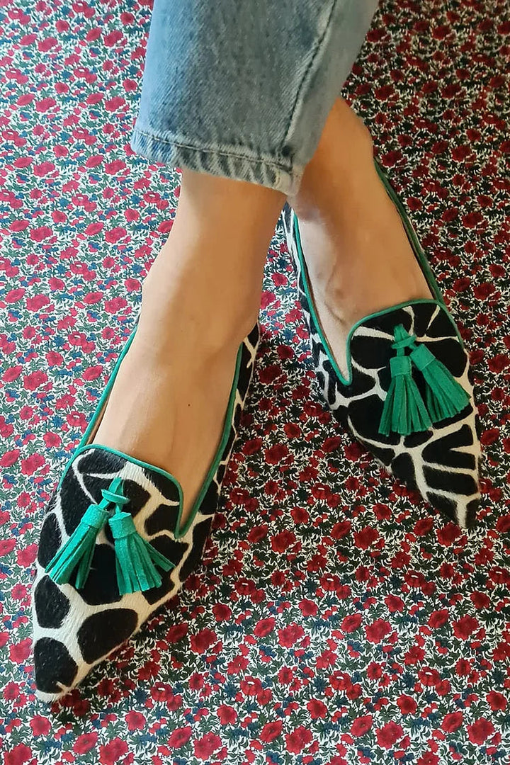 Riley | Bold Patterned Loafers