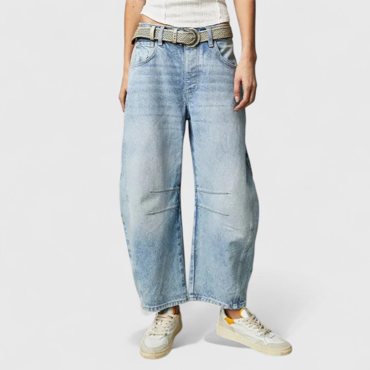 Reese | Relaxed Wide-Leg Denim Pants