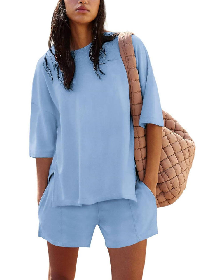 Mila | Oversized Top & Shorts Set