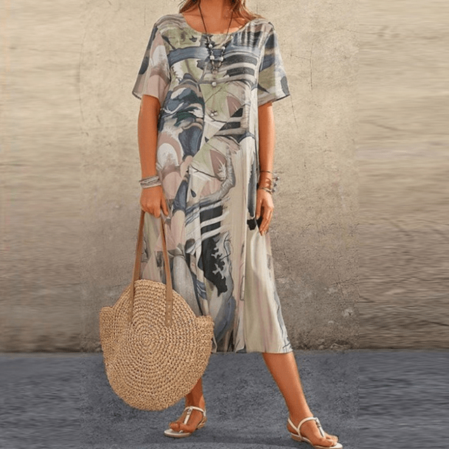 Marisol | Flowing Midi Dress, Summer Freedom