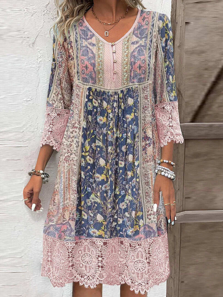 Amara | Vintage Lace Boho Dress