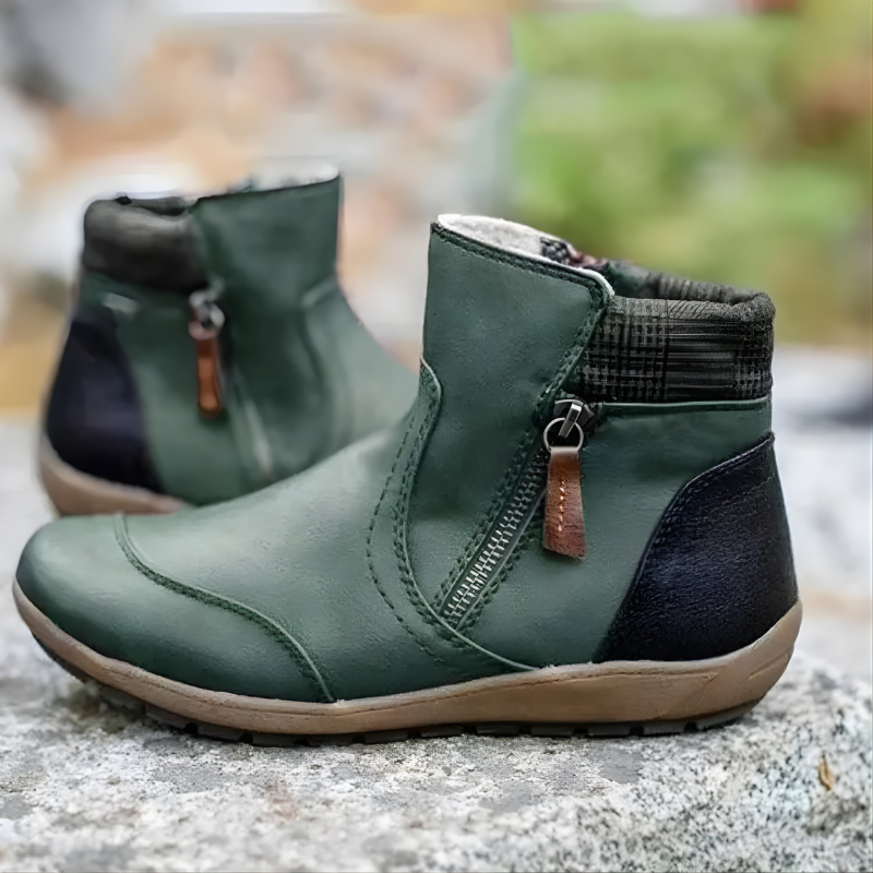 Elvoria | Cozy Comfort Ankle Boots
