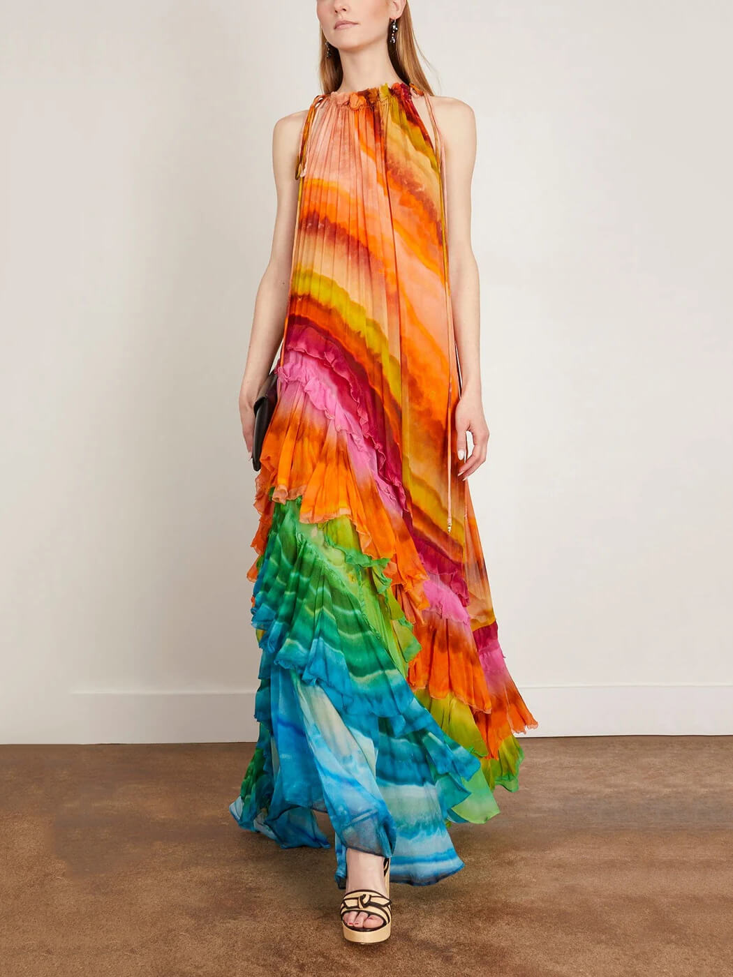 Solara | Radiant Ruffle Maxi Dress