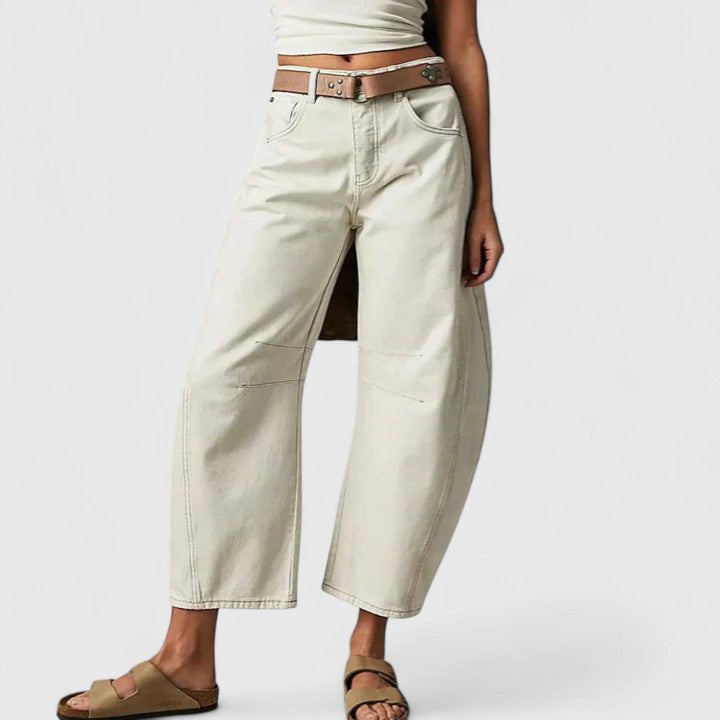 Reese | Relaxed Wide-Leg Denim Pants