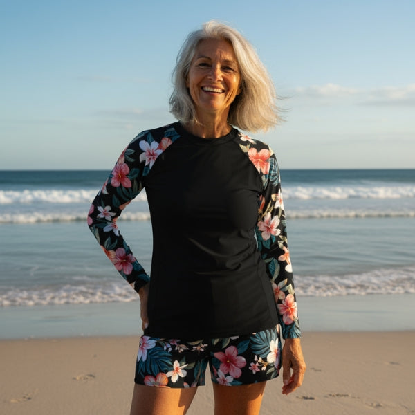 Seravia | Long Sleeve Rash Guard Swim Set