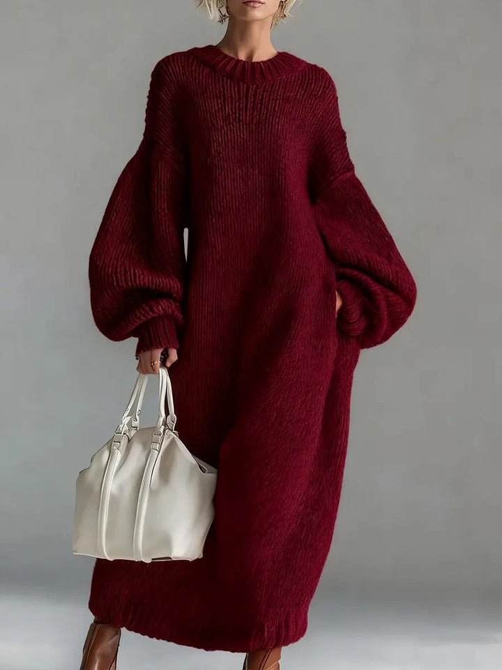 Elara | Relaxed Cozy Statement Knit Dress