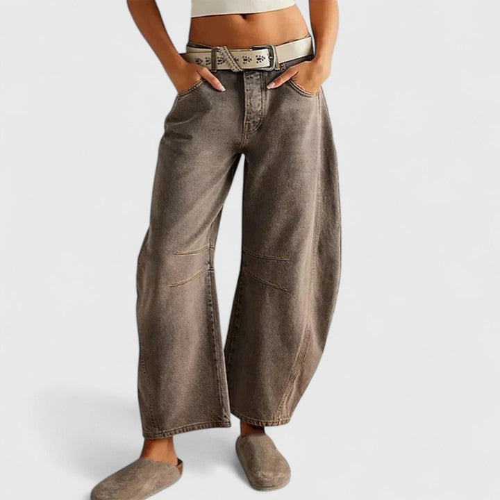 Reese | Relaxed Wide-Leg Denim Pants