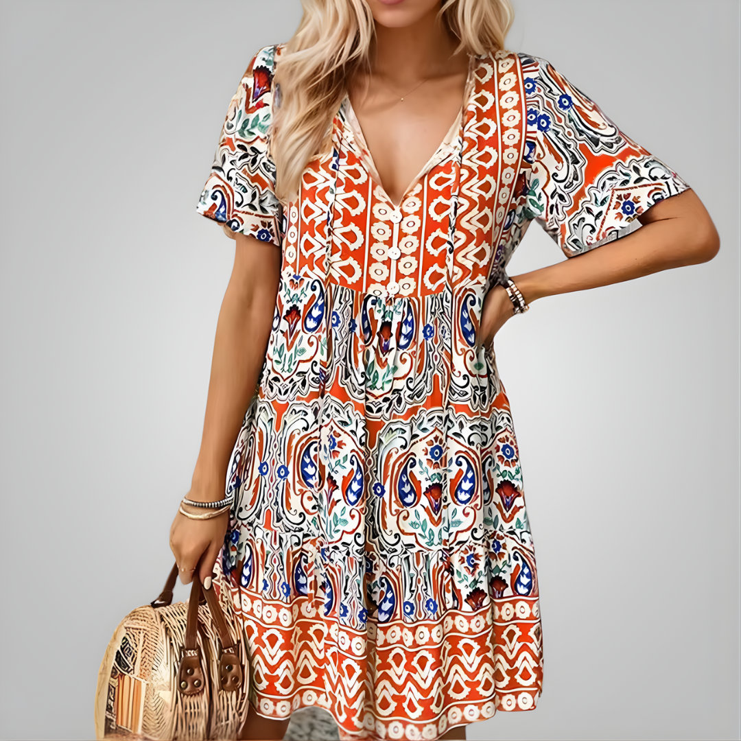 Elowen | Patterned Women’s Casual Dress