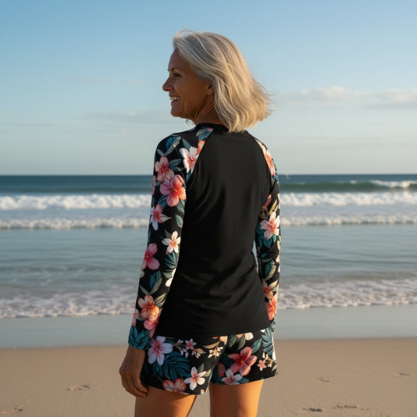 Seravia | Long Sleeve Rash Guard Swim Set