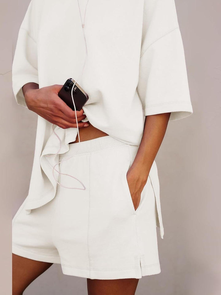 Mila | Oversized Top & Shorts Set