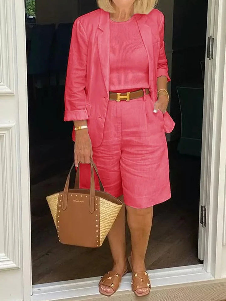 Vivienne | Tailored Blazer & Shorts Set