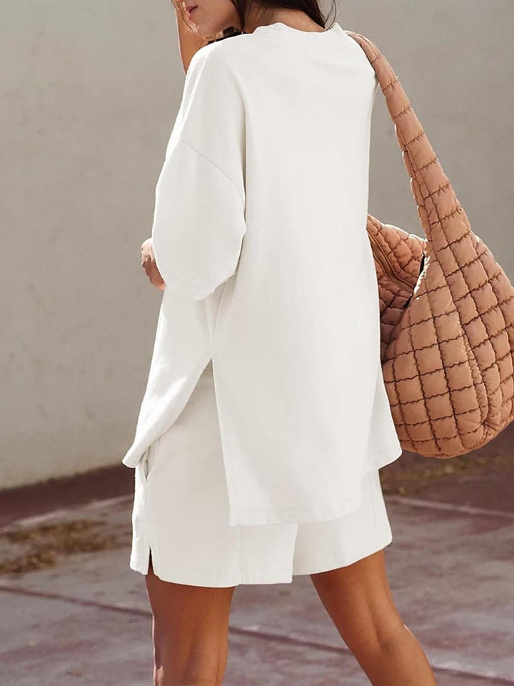 Mila | Oversized Top & Shorts Set