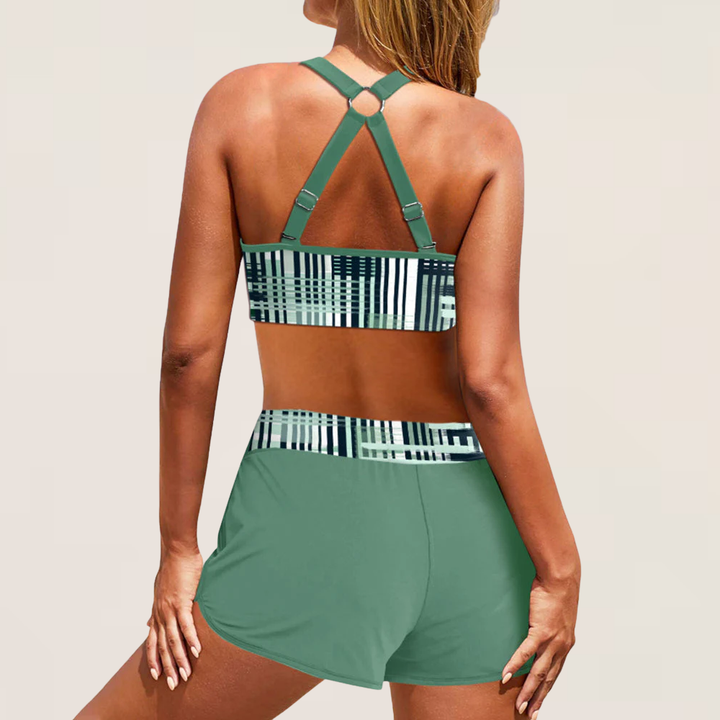Taryn | Sporty Print Bikini Set