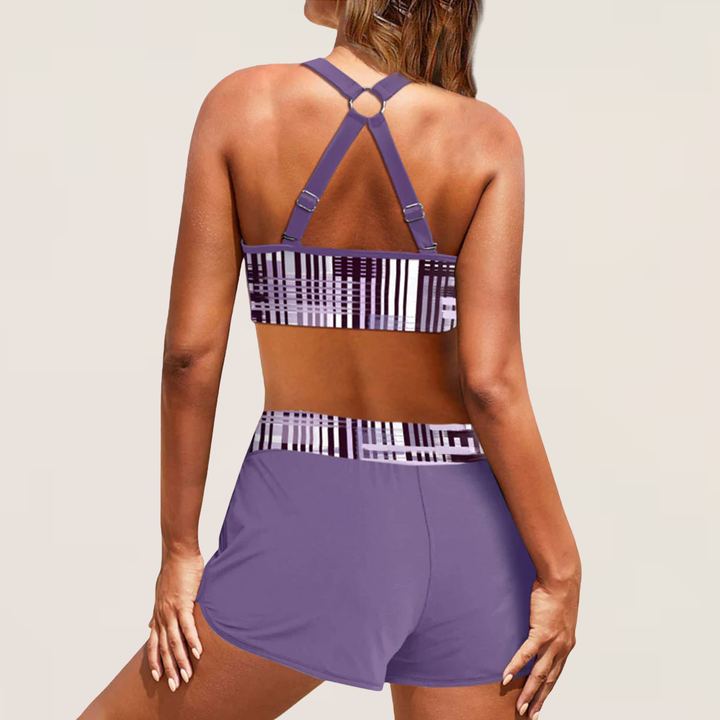 Taryn | Sporty Print Bikini Set