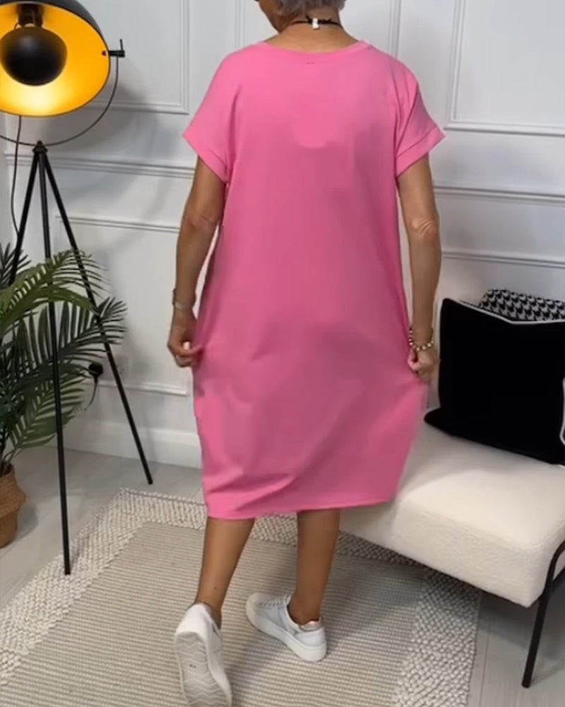 Clara | Casual Loose-Fit Midi Dress