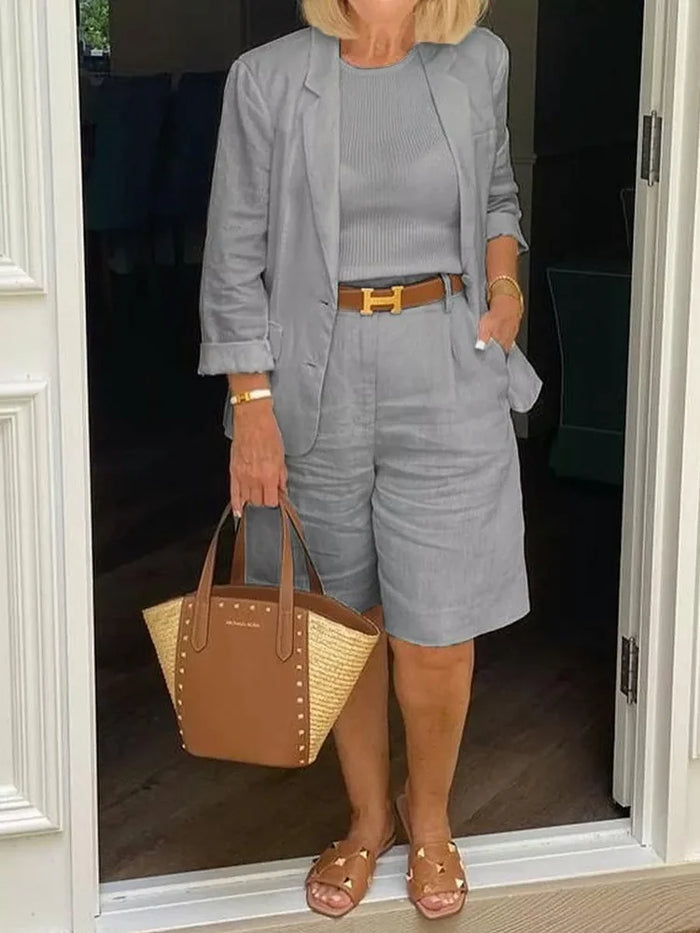 Vivienne | Tailored Blazer & Shorts Set