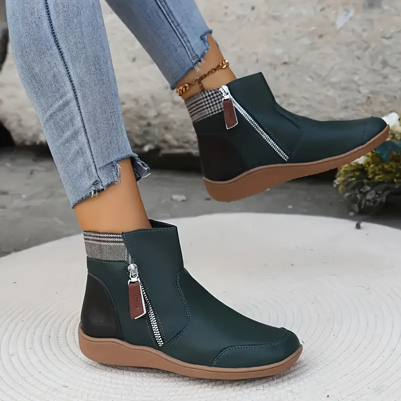 Elvoria | Cozy Comfort Ankle Boots