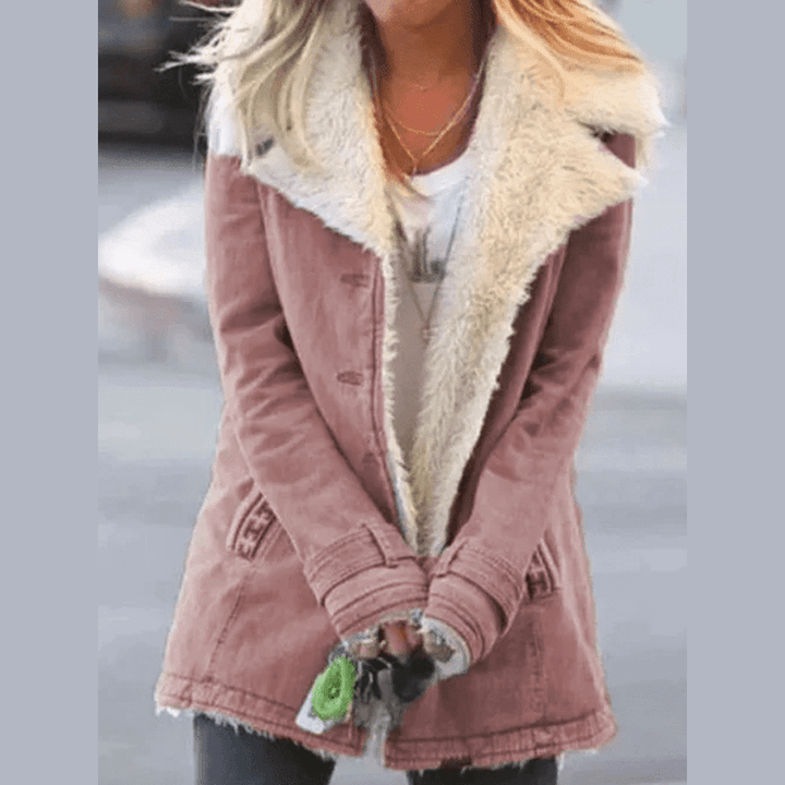 Elodie | Cozy Shearling-Lined Women’s Coat