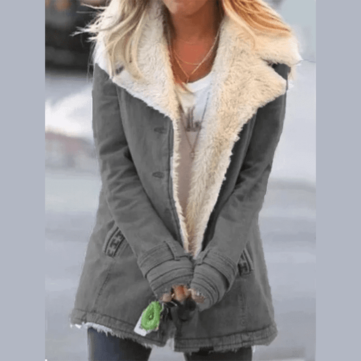 Elodie | Cozy Shearling-Lined Women’s Coat