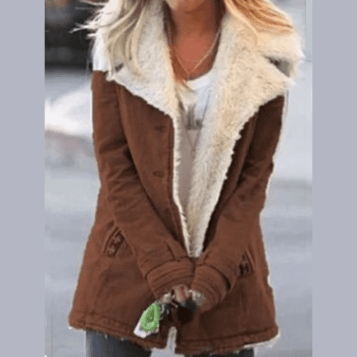 Elodie | Cozy Shearling-Lined Women’s Coat