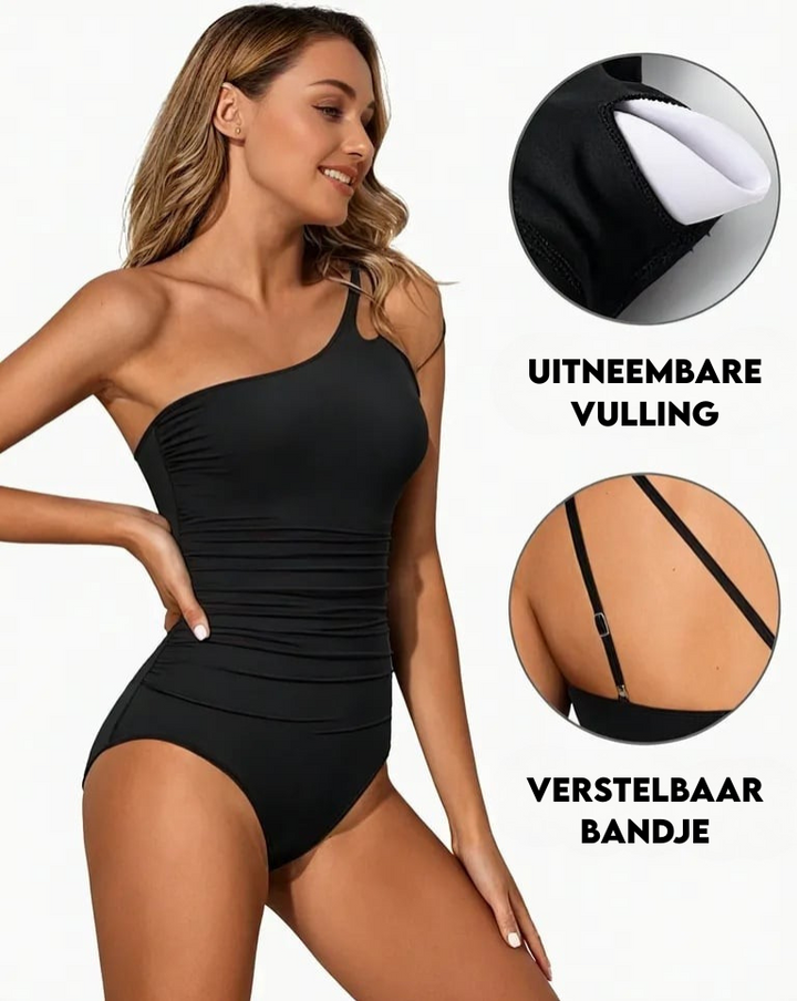 Maris | Elegant Ruched One-Piece Swimsuit