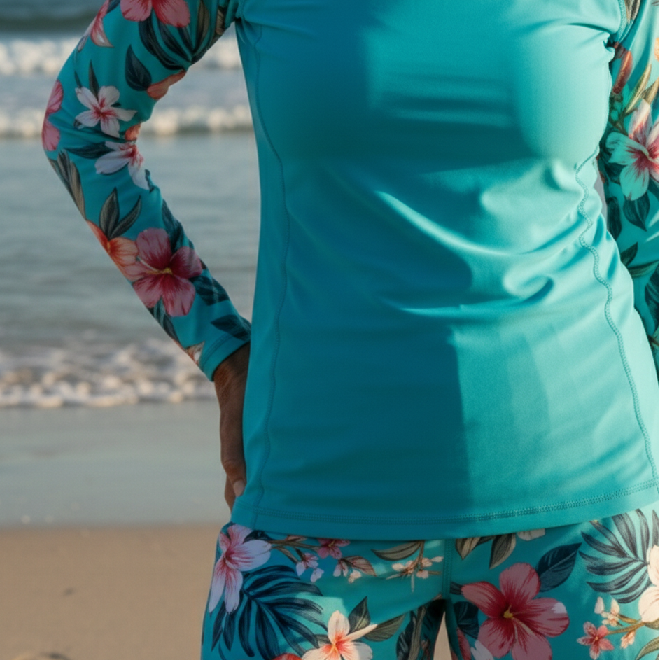 Seravia | Long Sleeve Rash Guard Swim Set