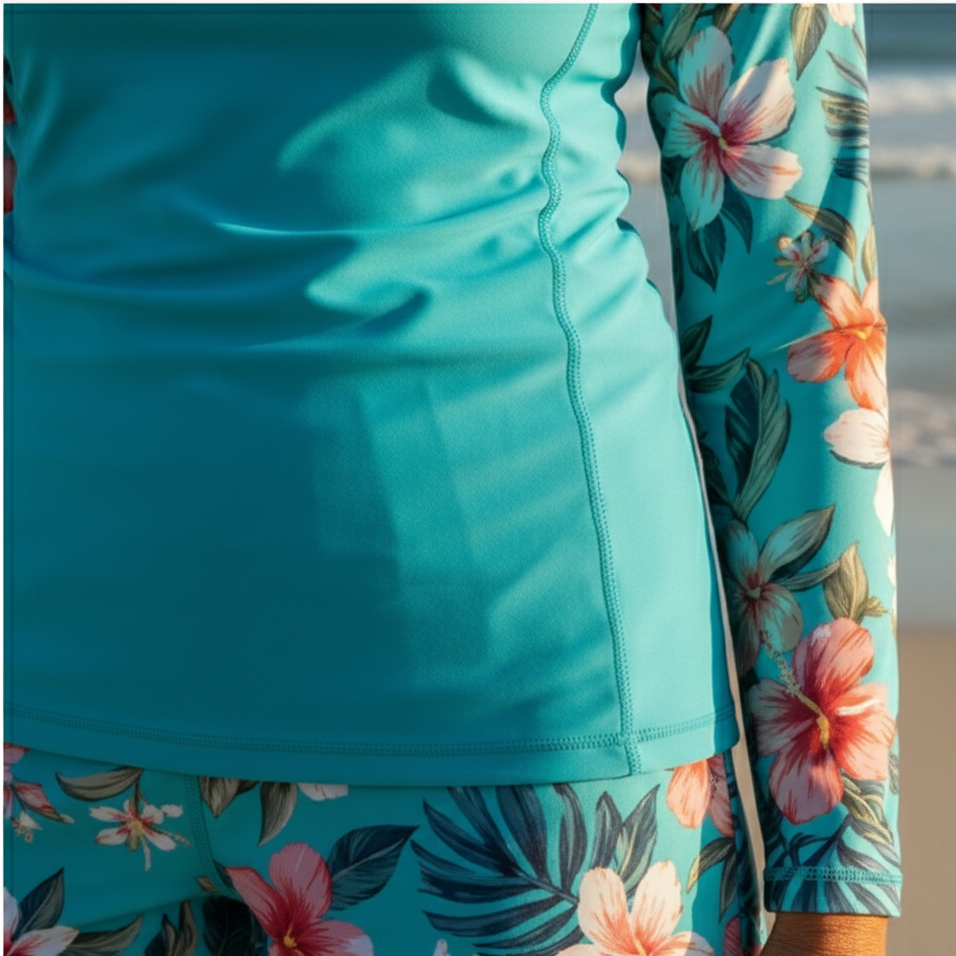 Seravia | Long Sleeve Rash Guard Swim Set