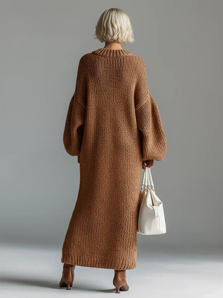 Elara | Relaxed Cozy Statement Knit Dress