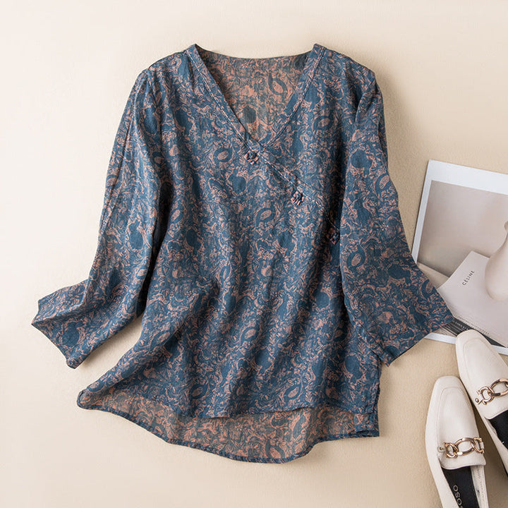 Maribel | Elegant Floral Women’s Blouse