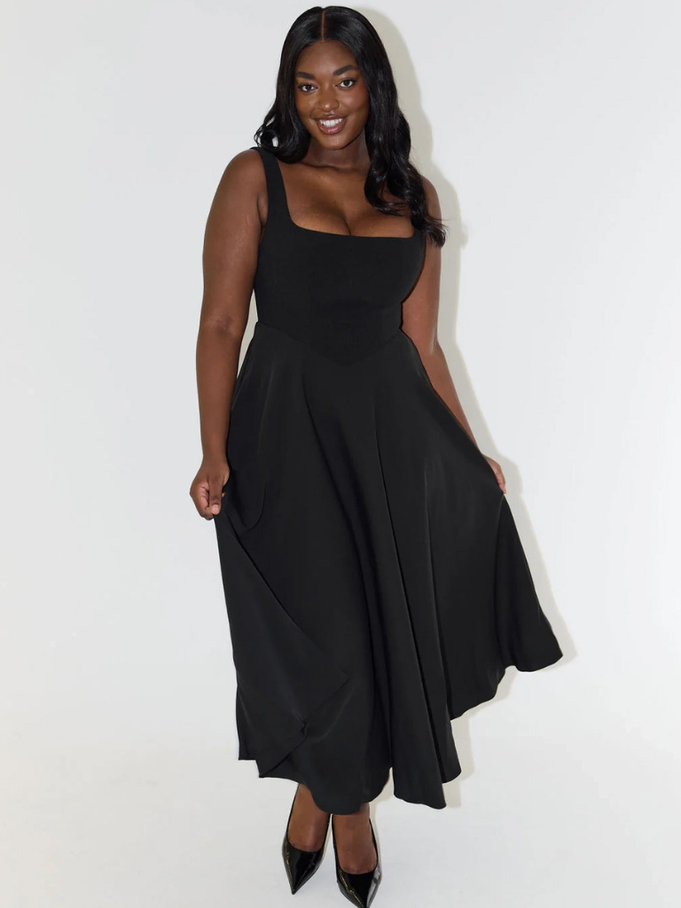 Alina | Flattering Fit Midi Dress