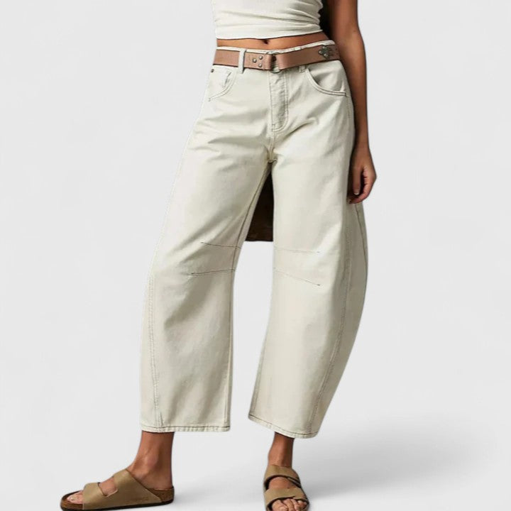 Reese | Relaxed Wide-Leg Denim Pants