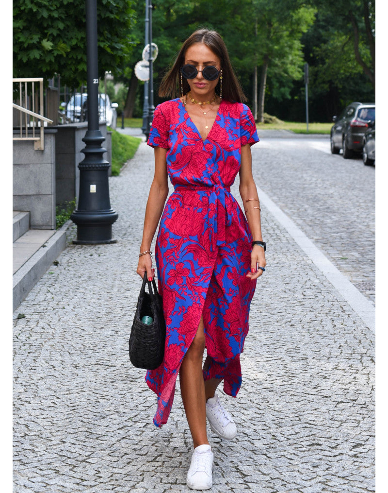 Zayla | Bold Floral Shirt Dress