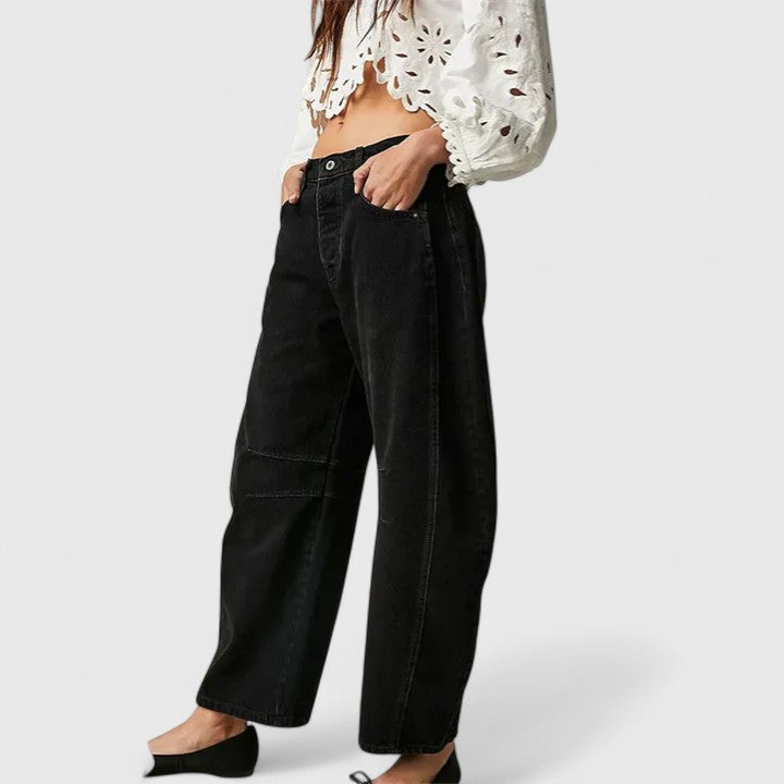 Reese | Relaxed Wide-Leg Denim Pants