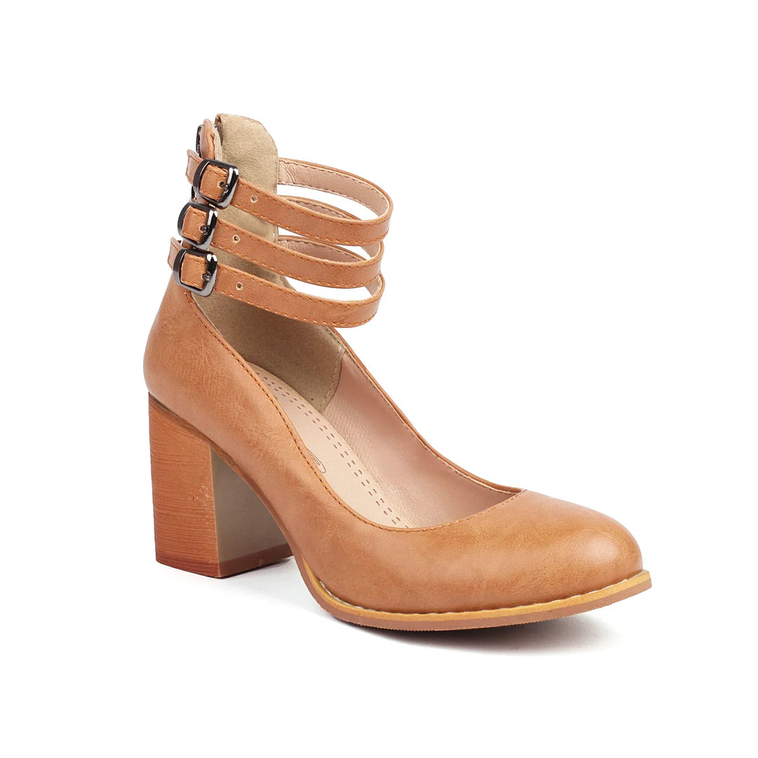 Averia | Women’s Strappy Block Heel Pumps