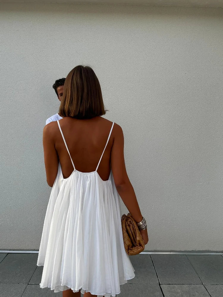 Nadine | Minimalist Flowy Mini Dress