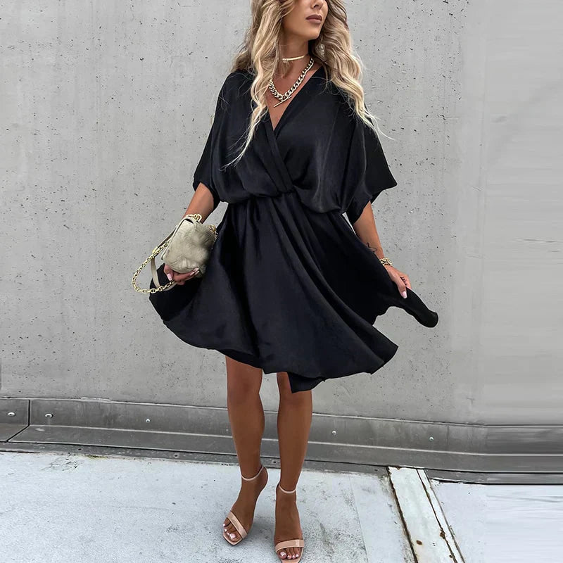 Vayla | Flowing Draped Summer Dress