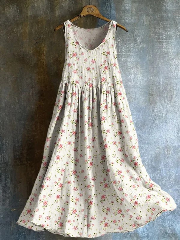 Elowen | Floral Sleeveless Everyday Dress