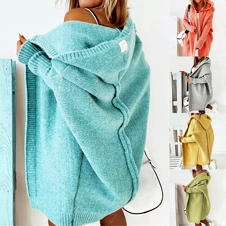 Layla | Cozy Oversized Hooded Cardigan