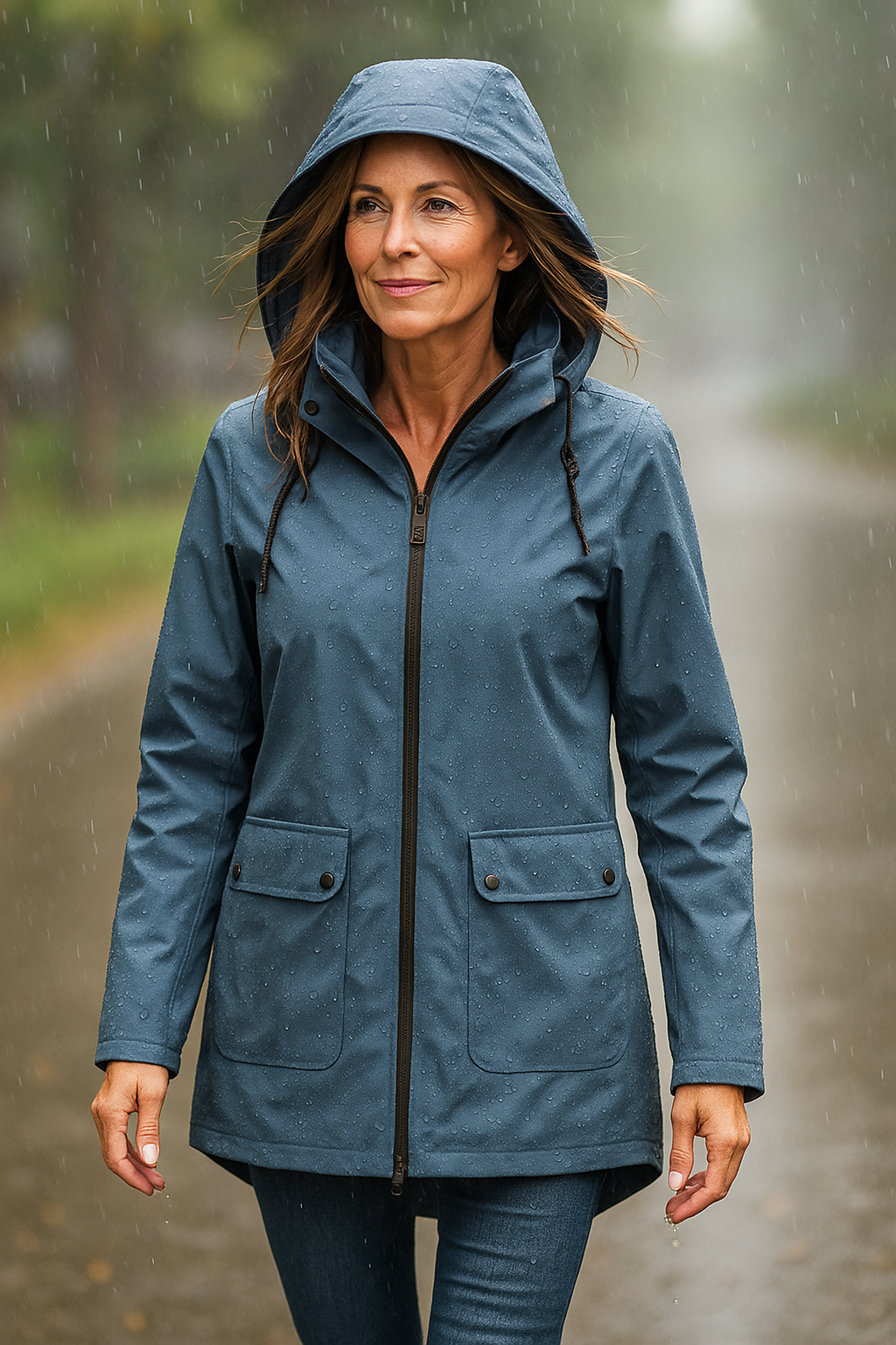 Valeris | Hooded Waterproof Rain Jacket