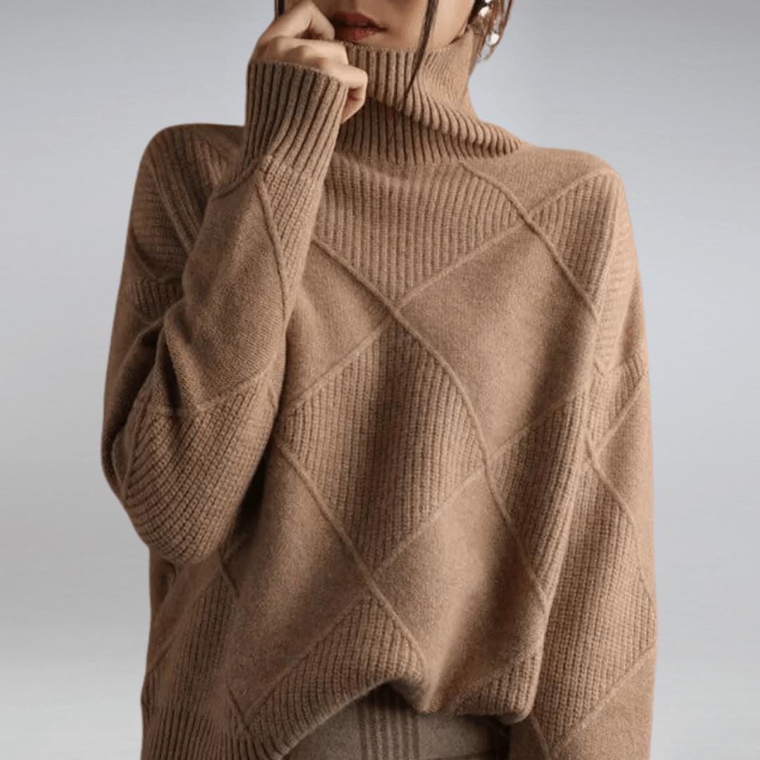 Solenne | Bold Texture Knit Sweater